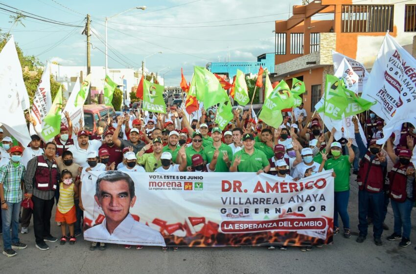  EL CAMBIO DE LA ESPERANZA EN TAMAULIPAS SERÁ UNA REALIDAD CON EL DOCTOR AMÉRICO VILLARREAL ANAYA