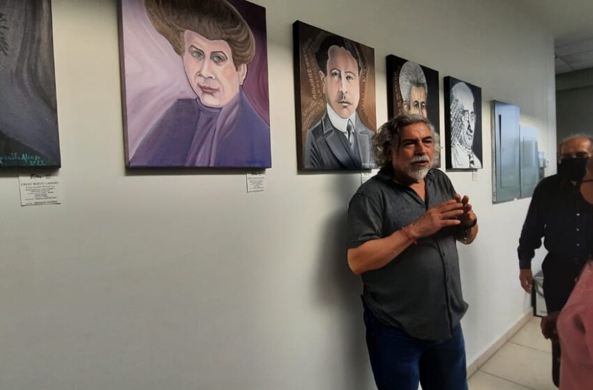  Presenta Arnulfo Alonso muestra Pictórica en CREDE de Nuevo Laredo