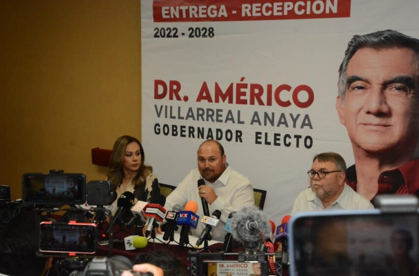  Entregará Cabeza de Vaca, un gobierno en ruinas: Comité de Transición de Américo