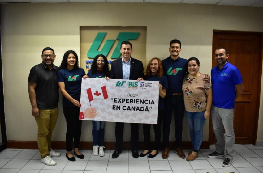  Cinco alumnos de la UTNL obtienen beca para estudiar en Canadá