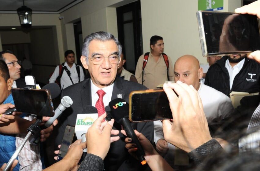  Se refuerza la seguridad en Tamaulipas: Gobernador.