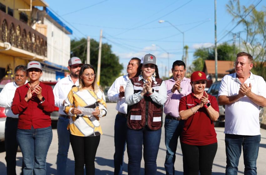 INVIERTE CARMEN LILIA CANTUROSAS MÁS DE 8 MILLONES EN OBRAS DE REPAVIMENTACIÓN Y ALUMBRADO PÚBLICO