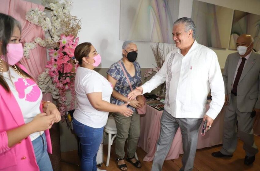  La Secretaria de Salud en Tamaulipas inauguró el Mes de la sensibilización sobre el cáncer de mama.