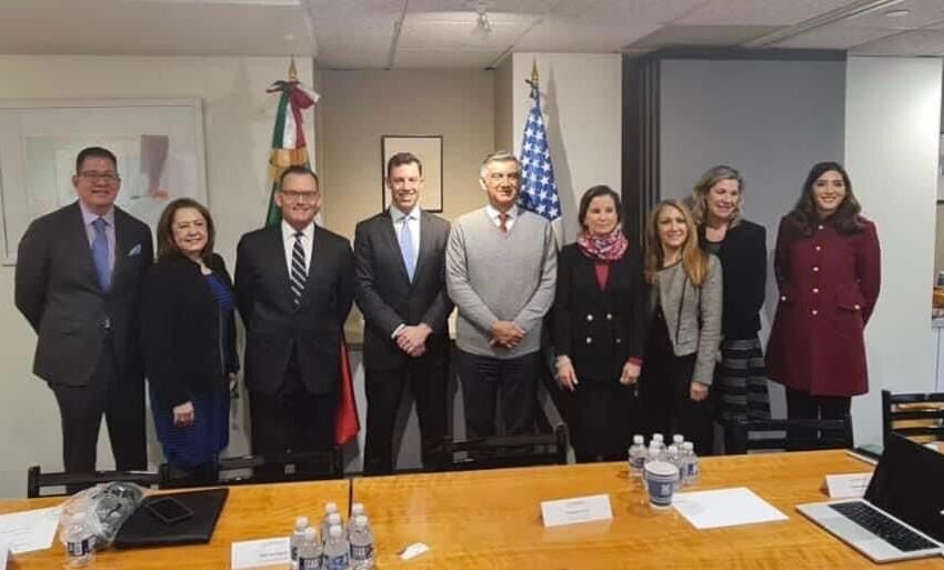  Gobernador y Embajador de Méxicoen EU promueven inversiones para Tamaulipas