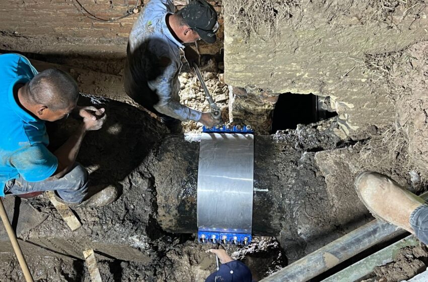  CUMPLE COMAPA CON TRABAJOS DE REPARACIÓN Y MANTENIMIENTO