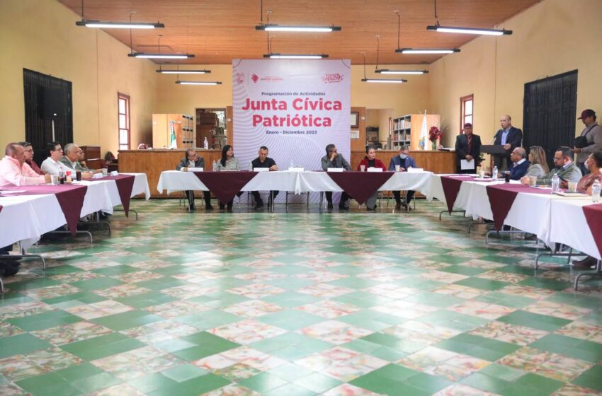  PREPARA GOBIERNO MUNICIPAL CALENDARIO DE ACTIVIDADES CÍVICAS PARA 2023