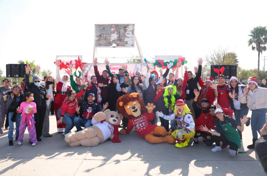  LLEVAN GOBIERNO MUNICIPAL E INICIATIVA PRIVADA MÁS DE MIL 200 JUGUETES A FAMILIAS DE LA PERIFERIA