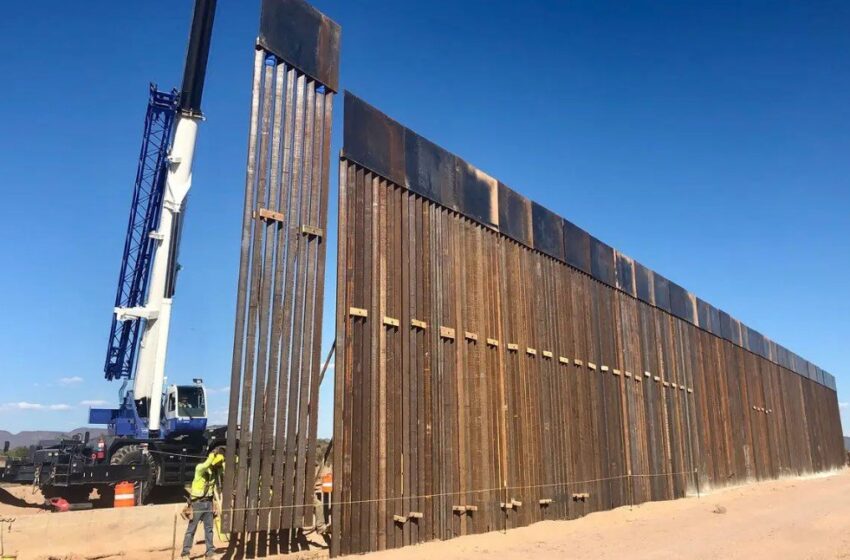  Construirán 10k de muro en la frontera