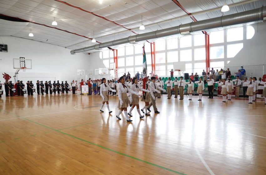  FORTALECE MUNICIPIO EL PATRIOTISMO MEDIANTE CONCURSO MUNICIPAL DE ESCOLTAS