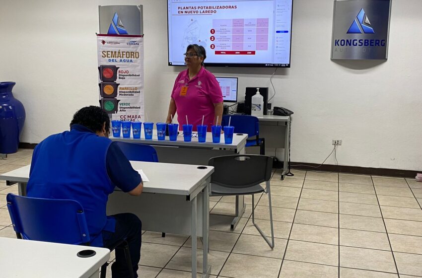  LLEVA COMAPA CULTURA DEL AGUA A LA INDUSTRIA MAQUILADORA