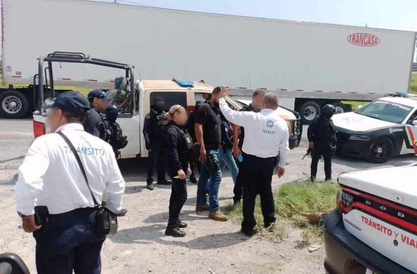  Guardia Estatal colabora en recuperación de patrulla de Tránsito robada en Reynosa