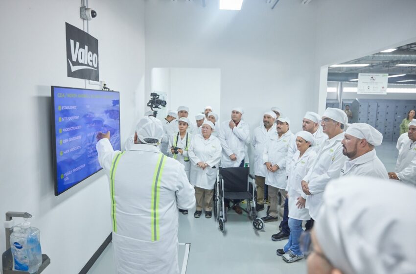  Inaugura Américo Villarreal proyecto en planta Valeo de Río Bravo