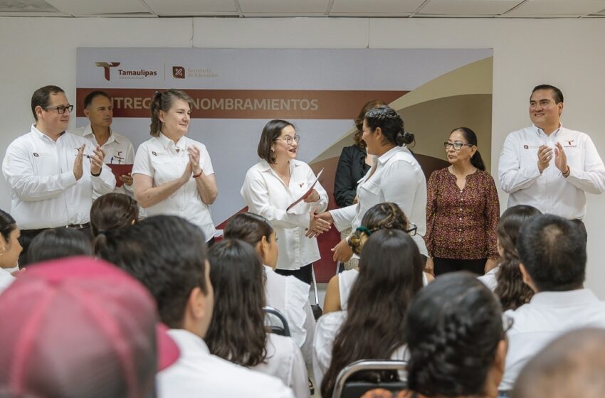  Da bienvenida Educación de Tamaulipas a 88 nuevos docentes para el ciclo escolar 2023-2024
