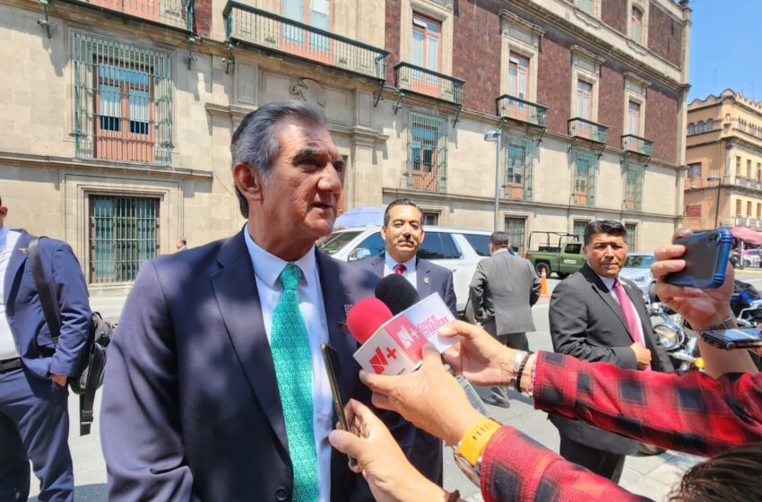  Acude Américo Villarreal a reunión con presidente AMLO y gobernadores