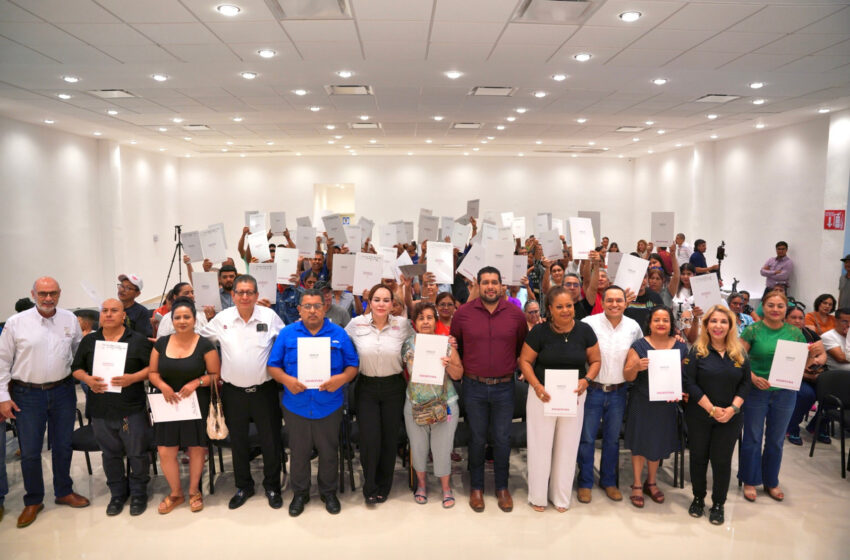  IMPULSA GOBIERNO MUNICIPAL PROGRAMA DE ESCRITURACIÓN CON SUBSIDIO FEDERAL EN NUEVO LAREDO