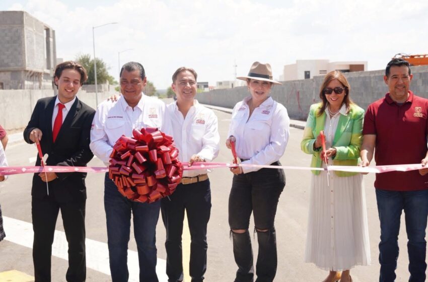 CARMEN LILIA CANTUROSAS CUMPLE CON MÁS OBRAS DE INFRAESTRUCTURA URBANA AL SUR DE LA CIUDAD
