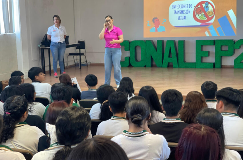  IMJUVE ATIENDE A MÁS DE 900 JÓVENES DEL CONALEP CON CAMPAÑA DE SALUD SEXUAL Y REPRODUCTIVA