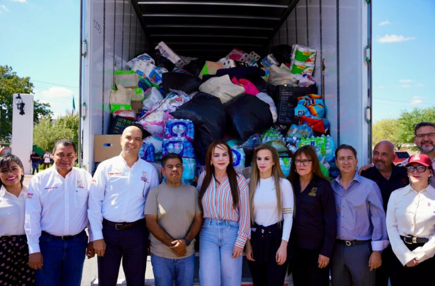  NUEVO LAREDO RESPONDE AL LLAMADO DE CARMEN LILIA CON MÁS DE 50 TONELADAS DE APOYO PARA COMUNIDADES AFECTADAS POR LAS LLUVIAS AL SUR DE TAMAULIPAS Y VERACRUZ