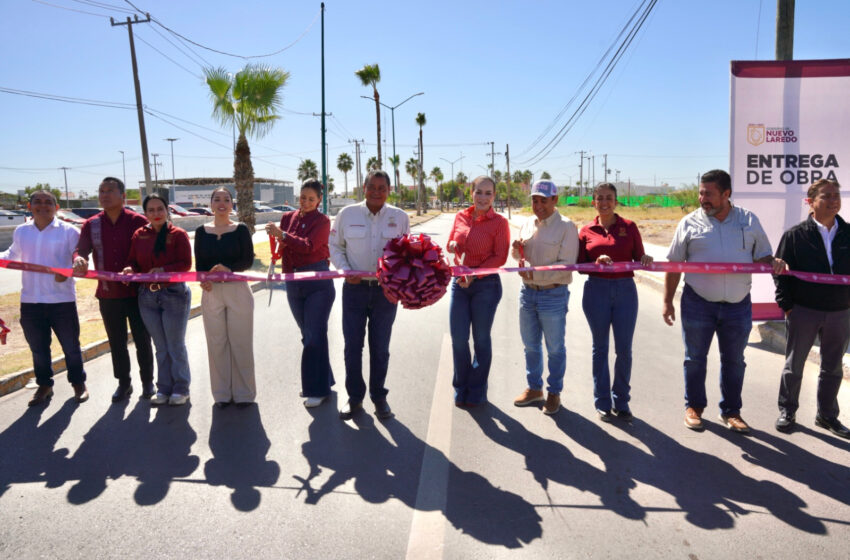  GOBIERNO MUNICIPAL MEJORA INFRAESTRUCTURA SANITARIA Y VIAL DE TRES COLONIAS AL PONIENTE DE NUEVO LAREDO