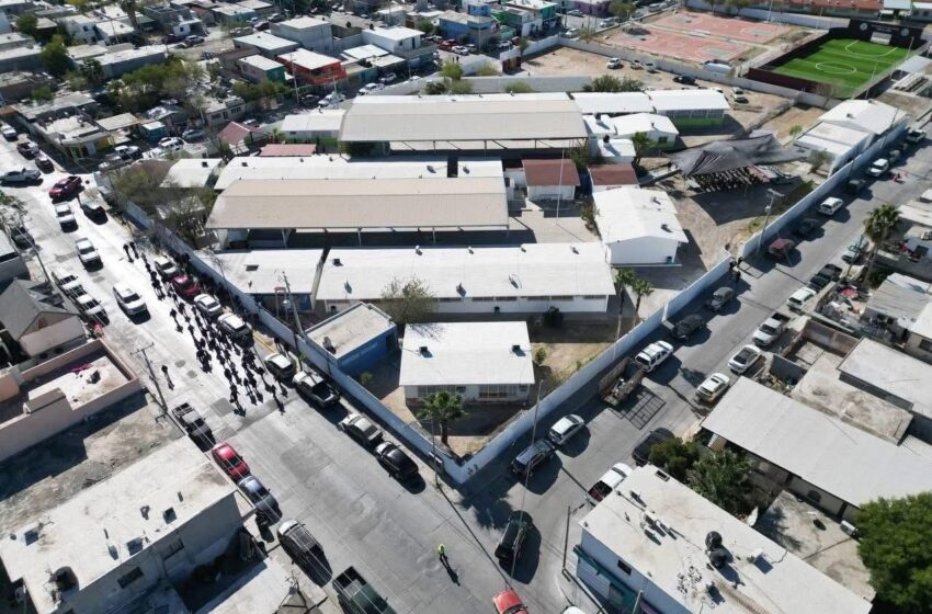  GOBIERNO DE NUEVO LAREDO FORTALECE LA INFRAESTRUCTURA EDUCATIVA EN LA COLONIA NUEVA ERA