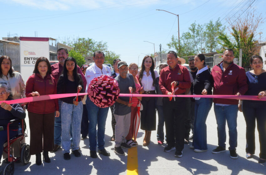  AVANZA TRANSFORMACIÓN URBANA AL PONIENTE DE NUEVO LAREDO; ENTREGA ALCALDESA CARMEN LILIA CANTUROSAS OBRAS DE REPAVIMENTACIÓN