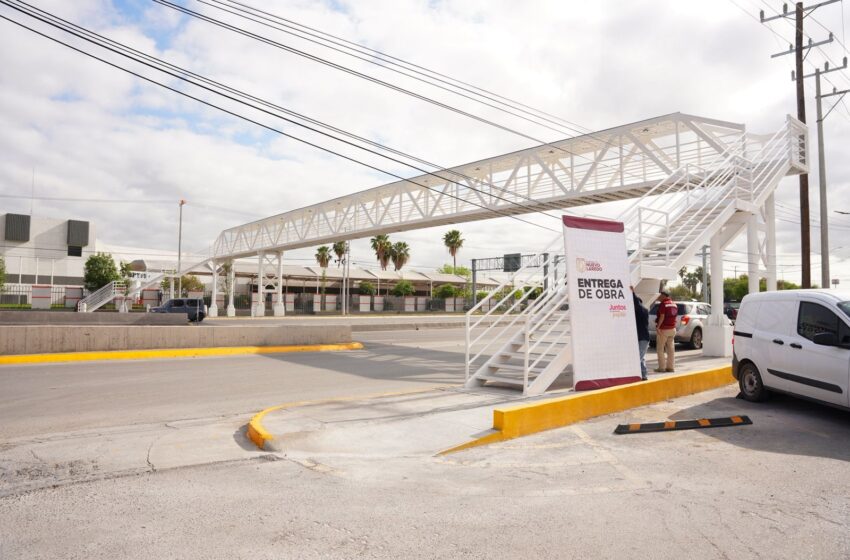  CUMPLE ALCALDESA CARMEN LILIA CANTUROSAS CON OBRAS DE SEGURIDAD VIAL PARA FAMILIAS DEL PONIENTE