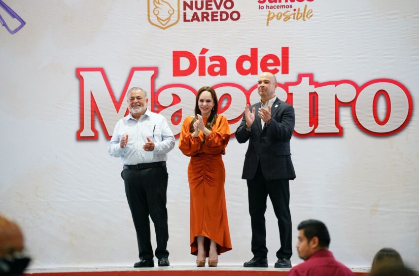  RECONOCE ALCALDESA CARMEN LILIA CANTUROSAS LABOR DEL MAGISTERIO Y ENTREGA BONO ECONÓMICO A MÁS DE 4 MIL MAESTROS