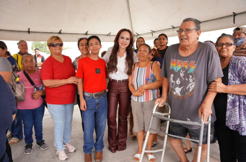  ENTREGA ALCALDESA CARMEN LILIA CANTUROSAS OBRAS DE INFRAESTRUCTURA HÍDRICA Y URBANA AL SUR DE NUEVO LAREDO