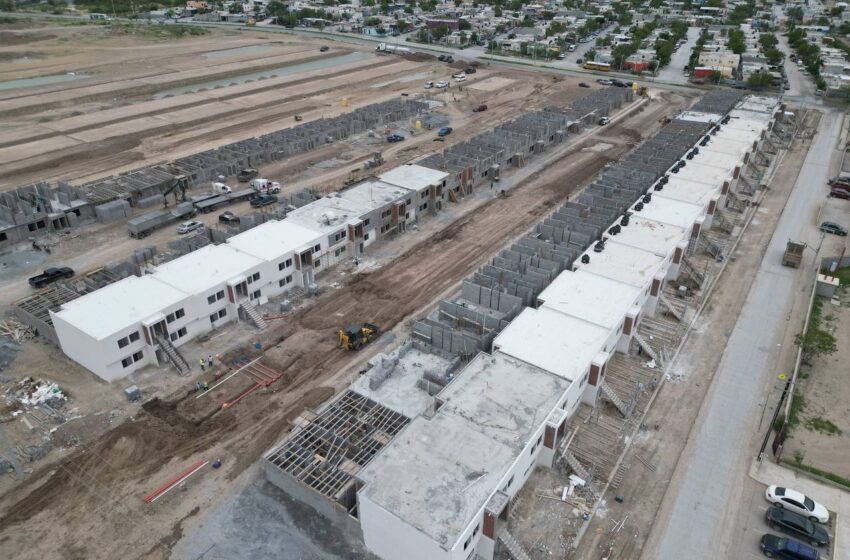  AVANZAN VIVIENDAS DEL BIENESTAR EN NUEVO LAREDO CON RESPALDO Y COORDINACIÓN DEL GOBIERNO MUNICIPAL