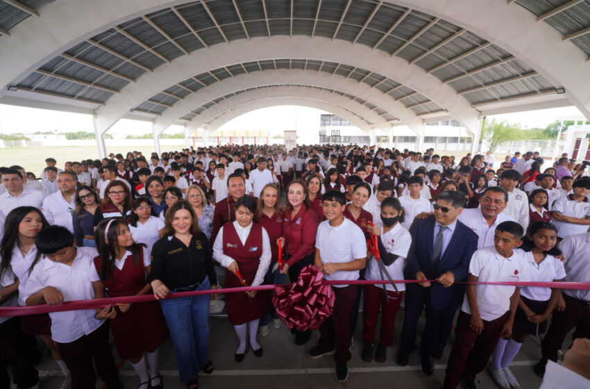  GOBIERNO DE CARMEN LILIA CANTUROSAS FORTALECE INFRAESTRUCTURA EDUCATIVA EN VILLAS DE SAN MIGUEL