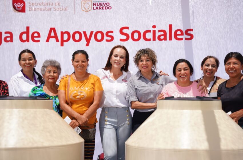  SINERGIA ENTRE GOBIERNO DE TAMAULIPAS Y CARMEN LILIA LLEVA BIENESTAR A FAMILIAS NEOLAREDENSES