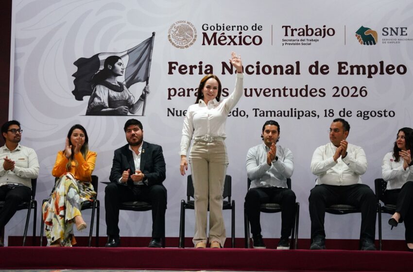  CARMEN LILIA CANTUROSAS Y GOBIERNO DE TAMAULIPAS ACERCAN MÁS DE 700 OPORTUNIDADES DE EMPLEO A JÓVENES DE NUEVO LAREDO