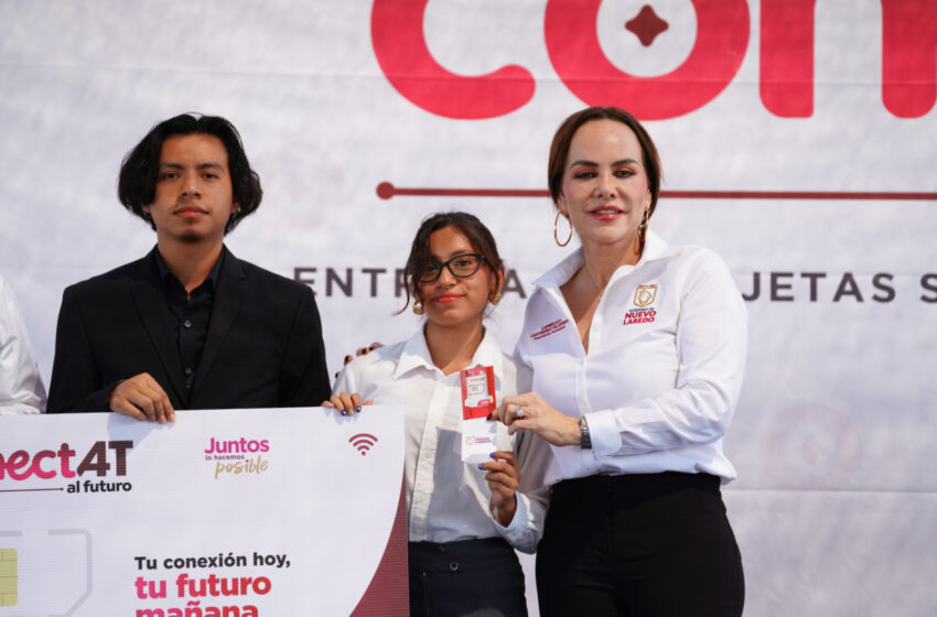  LLEVA CARMEN LILIA CANTUROSAS PROGRAMA DE CONECTIVIDAD MÓVIL GRATIS A ESTUDIANTES DE LA UT Y UPN