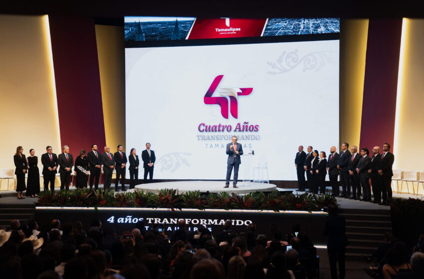  RECONOCE CARMEN LILIA CANTUROSAS LIDERAZGO DE GOBERNADOR AMÉRICO VILLARREAL ANAYA Y TRANSFORMACIÓN DE NUEVO LAREDO Y TAMAULIPAS